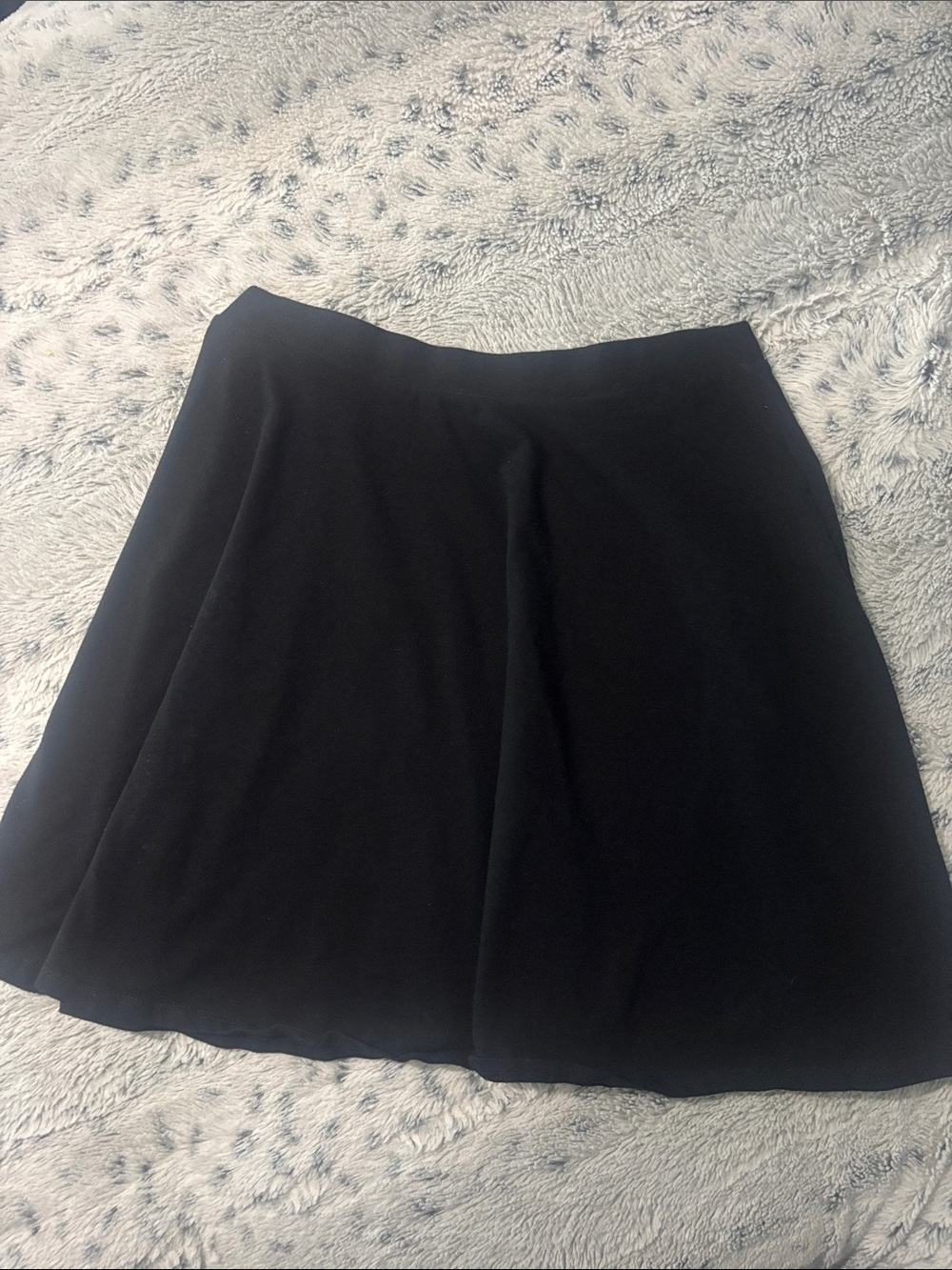 Forever 21 Black Circle Skater Skirt